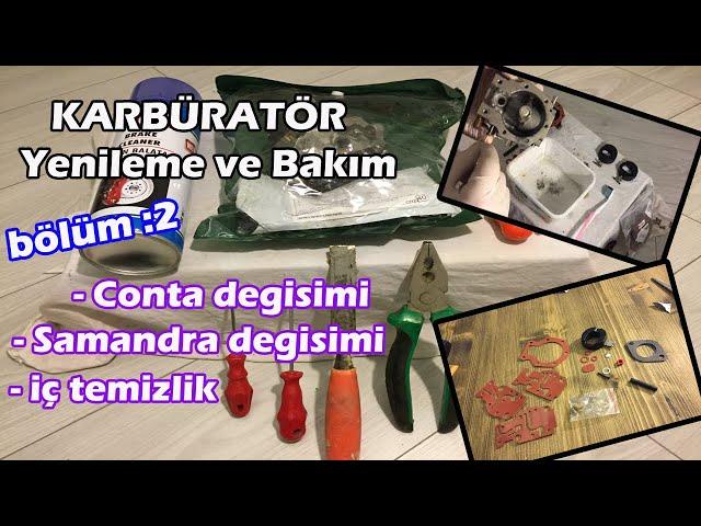 Karbüratör Yenileme ve Bakımı | 2 Zamanlı Deniz Motoru | Bölüm 2: Contaların Yenilenmesi-İç Temizlik