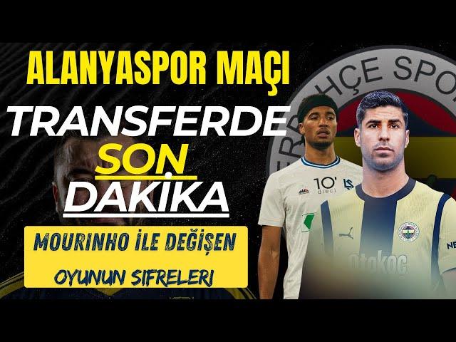 ALANYASPOR MAÇI TARTIŞMALARI - TRANSFERDE SON DAKİKA GELİŞMELERİ