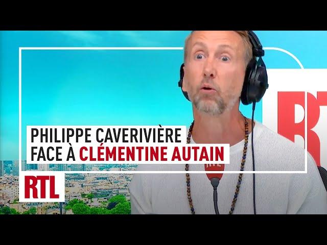 Philippe Caverivière face à Clémentine Autain