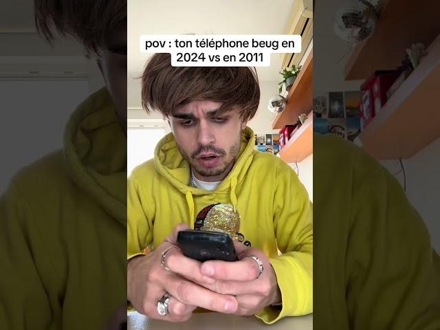 pov : ton téléphone beug en 2024 vs en 2011#telephone#2024#2011#nostalgie#lol