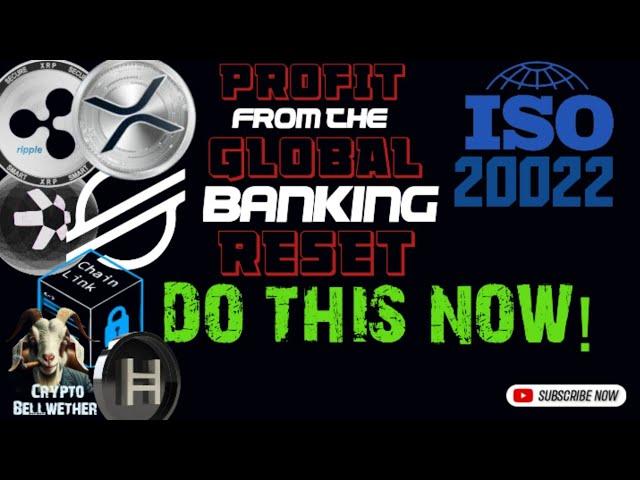 SWIFT ISO20022 Banking reset Millionaire Maker Strategy - Do this NOW! - XRP, XLM, HBAR, ALGO, LINK