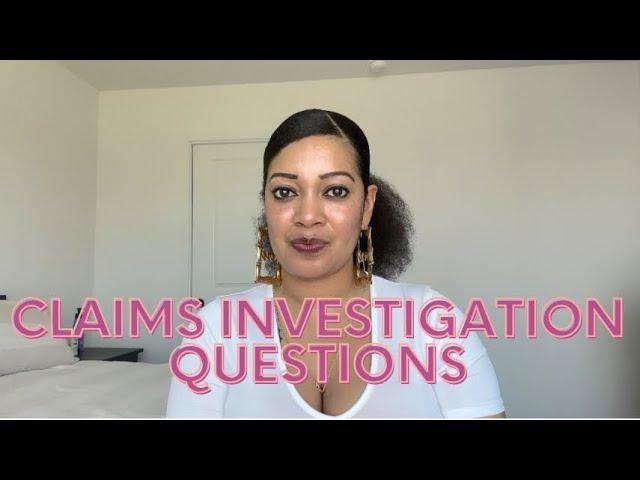 CLAIMS INVESTIGATION QUESTIONS YOU SHOULD BE ASKING || NEW ADJUSTER FRIENDLY || PROPERTY CLAIMS