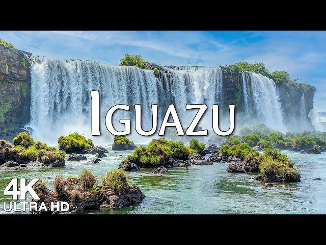 IGUAZU FALLS (4K UHD) - Scenic Relaxation Film With Amazing Nature Sounds - 4K Video Ultra HD