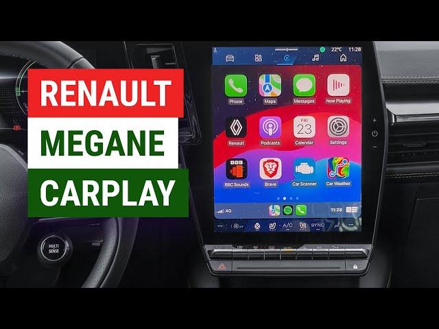 APPLE CARPLAY & Android Auto on Renault Megane E-tech 2025 How to Connect & Review