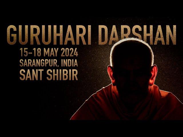 Guruhari Darshan, 15-18 May 2024, Sarangpur, India