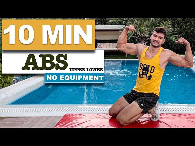 10 Min Sixpack Workout // Upper, Lower ABS & Obliques | velikaans