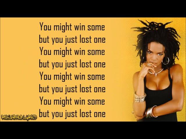 Lauryn Hill - Lost Ones (Lyrics)