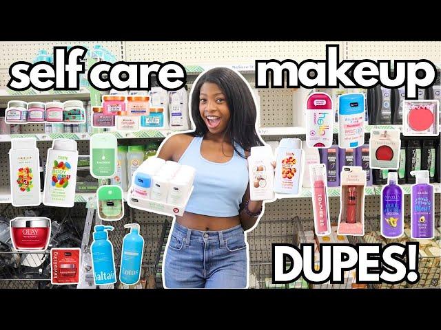 let's go self care and makeup DUPES shopping at Dollar Tree!