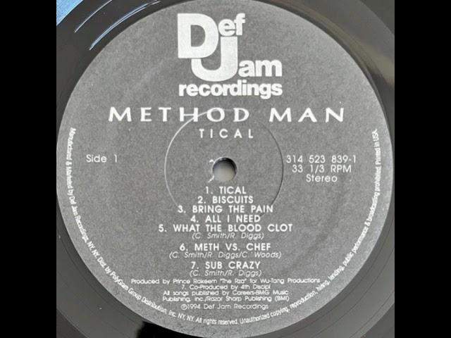Method Man - What The Blood Clot [UnMixed] #MethodMan #RZA #WhatTheBloodClot #UnMixed #1994