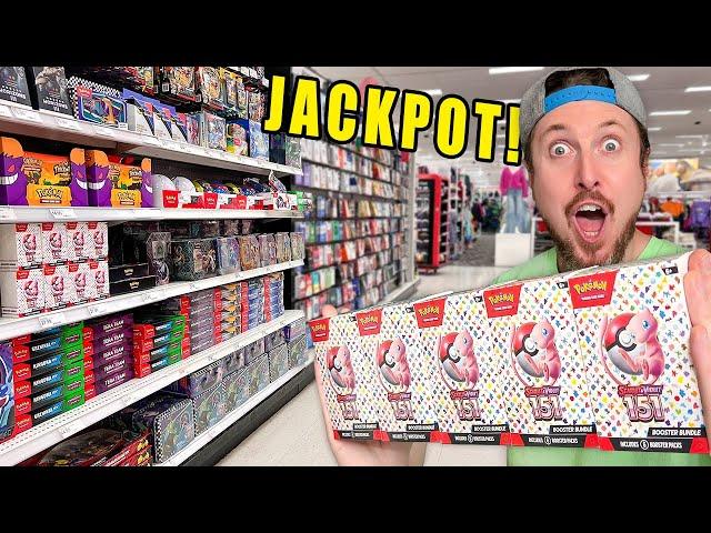 BIG 151 Pokemon Cards JACKPOT in Target, CHARIZARD PULL!