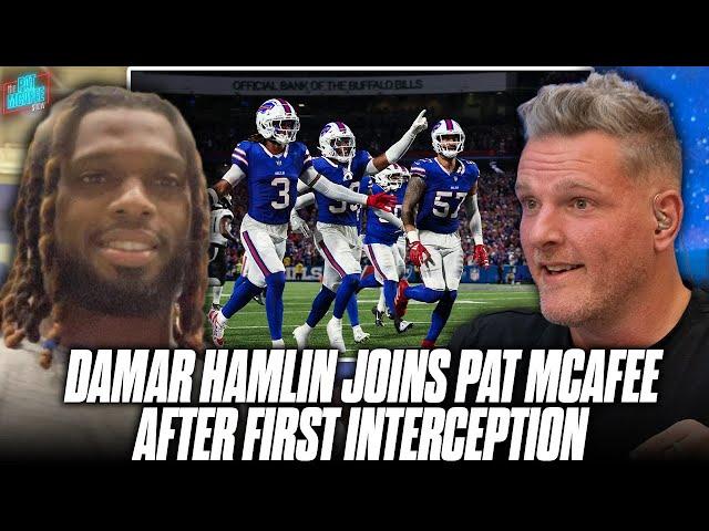 Damar Hamlin Joins Pat McAfee After First Interception, Win vs Jaguars | Pat McAfee Show