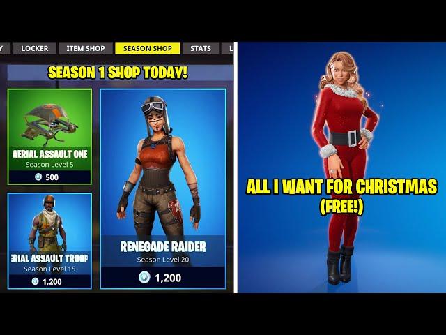 Unlock the *FREE* Christmas Emote! (Renegade Raider Returns)