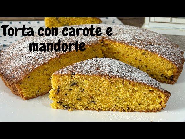 Torta soffice di carote e mandorle | Carrot Cake