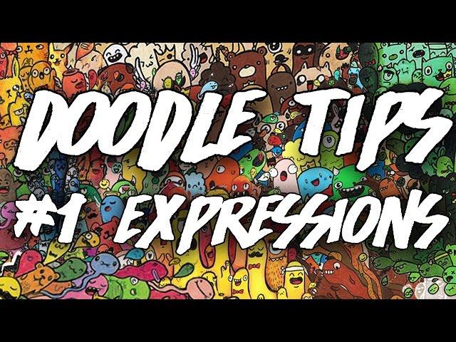 DOODLE TIPS || #1 How To Come Up With Cool Expressions !!