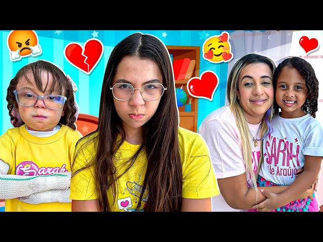 SARAH E ELOAH em uma HISTÓRIA ENGRAÇADA do CIUMES DA PRIMA | Funny Story for Kids