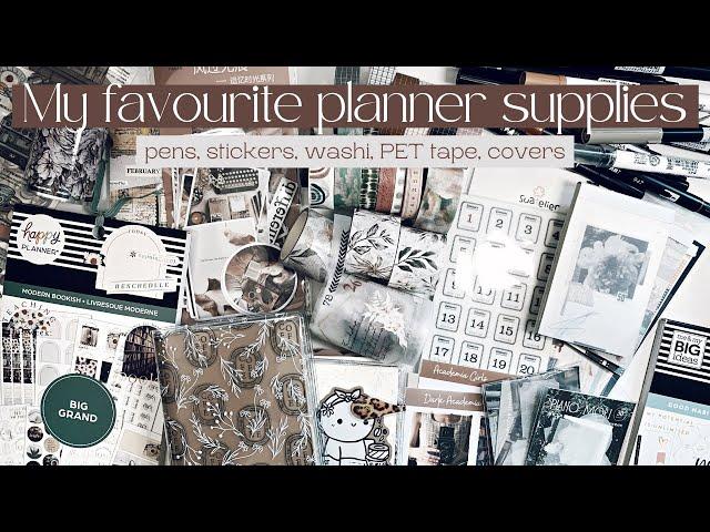 Favourite planner supplies | pens, washi, stickers and more