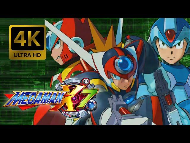 Mega Man X7 (Rockman X7) Opening [Remastered 4K 60FPS]