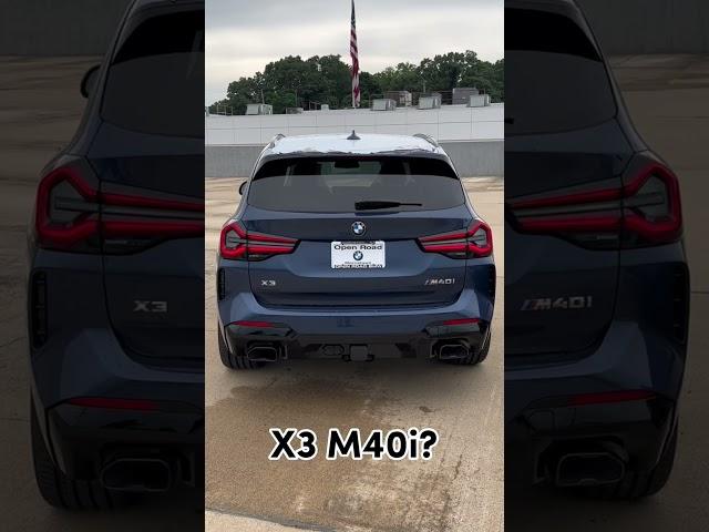 Exhaust Sound Comparison: X3 M40i vs M550i! #shorts