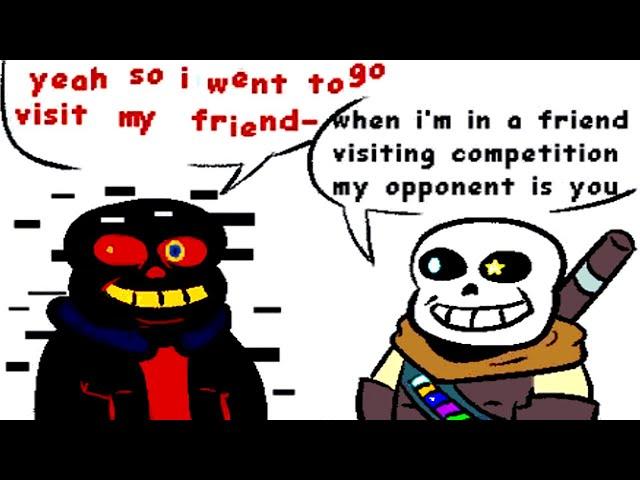 Sans and Papyrus Visit Their Friends (Undertale Comic Dub)