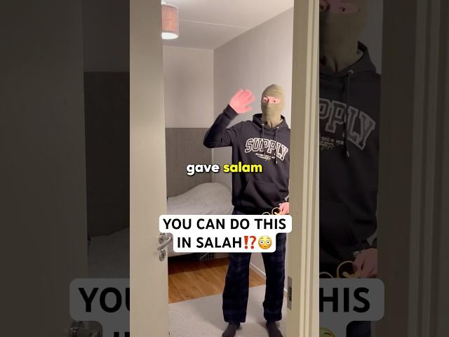 Can you wave your hand when praying Salah…? 