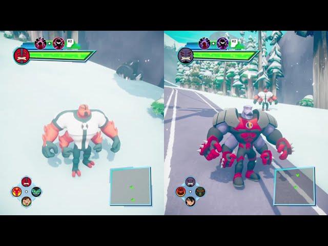 Ben 10 Power Trip-Four Arms and Quadsmack