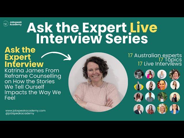 Ask the Expert - Katrina Jame, Reframe Counselling on How the Stories We Consume Impacts Our Lives