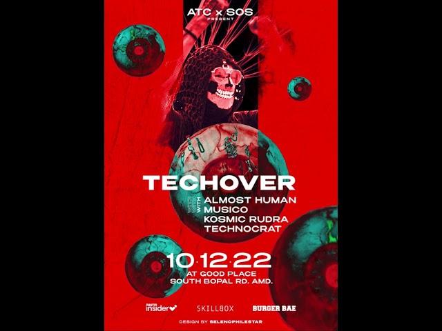 World Techno Day | Techover motion graphics poster | Selenophilestar