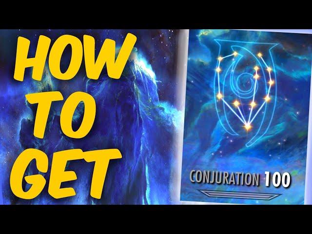 CONJURATION 1-100 SUPER FAST AND EASY!!!!! Skyrim Anniversary Edition