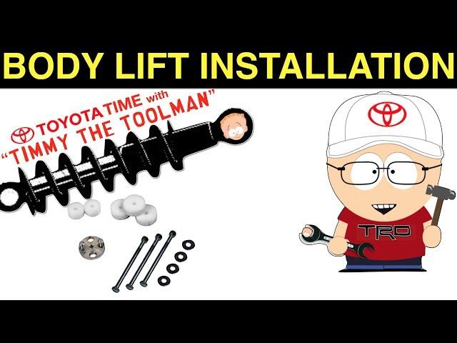 Body Lift Installation on a Toyota 4Runner