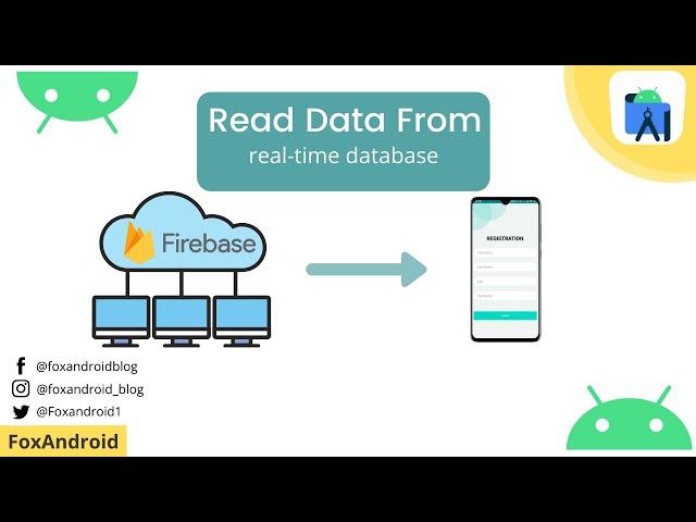 How to Retrieve data from Firebase Database in Android Studio|| Retrieve data from Realtime Database