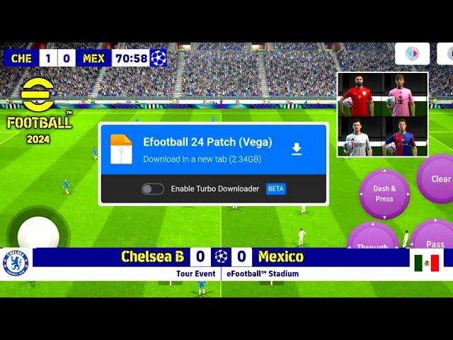 Download eFootball PES 2024 Mobile PATCH Obb APK DATA Download For Android & Ios | V3.6.0