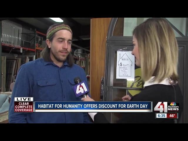 Habitat for Humanity offers discount for Earth Day