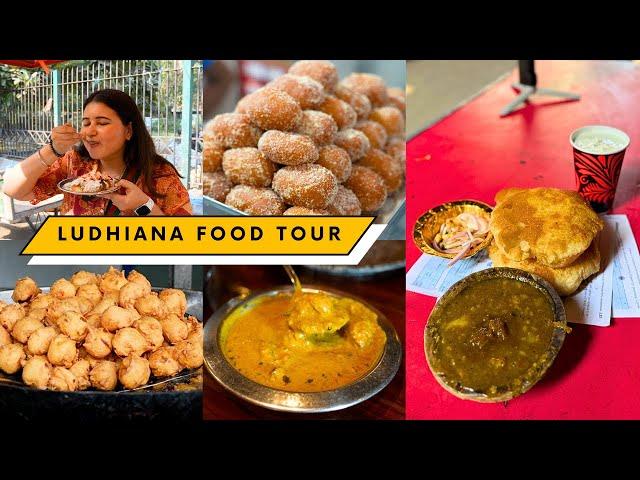 Best LUDHIANA Food Tour | Puri Aloo, Butter Chicken Parantha, Gulab Jamun & More | 4k