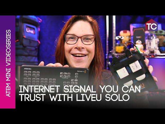 ATEM Mini live stream setup with the LiveU Solo