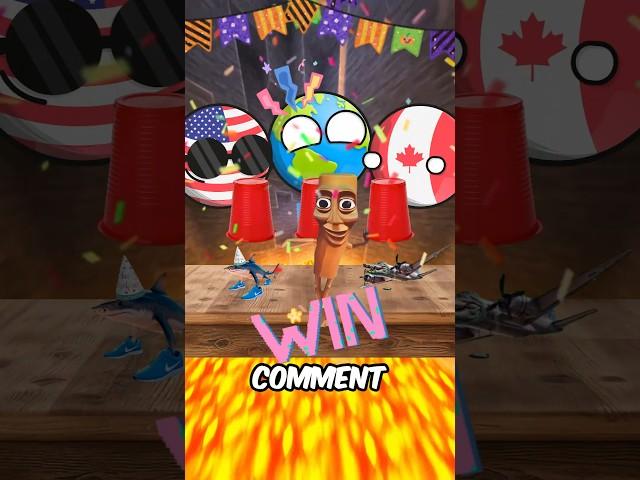 Guess Where Tung Tung Tung Tung Sahur Is Hiding #countryballs