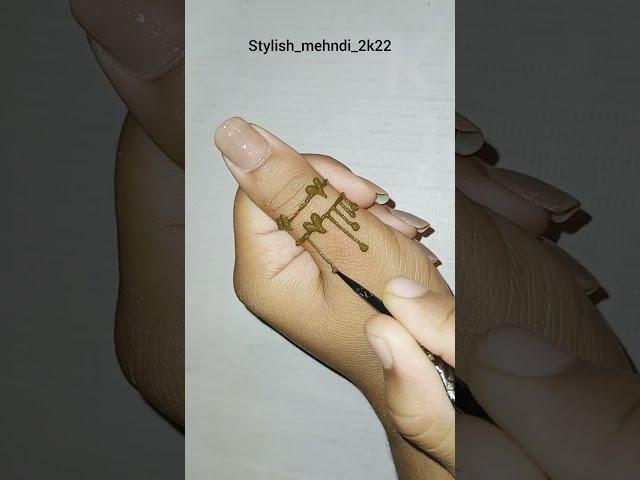 thumb mehndi designs #shorts #short #shortvideo