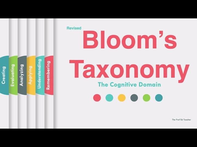 The Revised Bloom's Taxonomy
