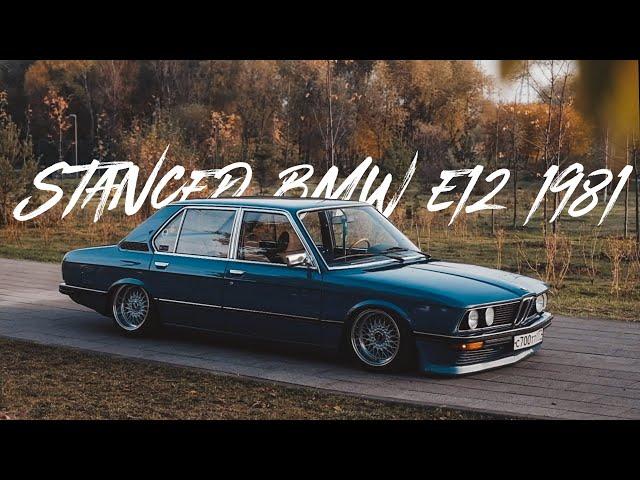 Stanced BMW E12 1981