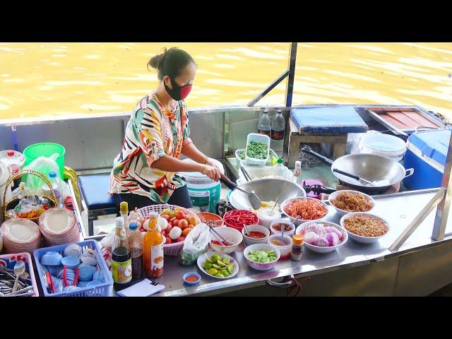 Thailand Street Food Amphawa Floating Market