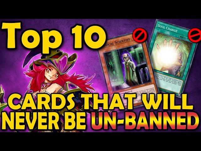 Top 10 Banned Cards that will NEVER Be Unbanned【Updated for 2023】