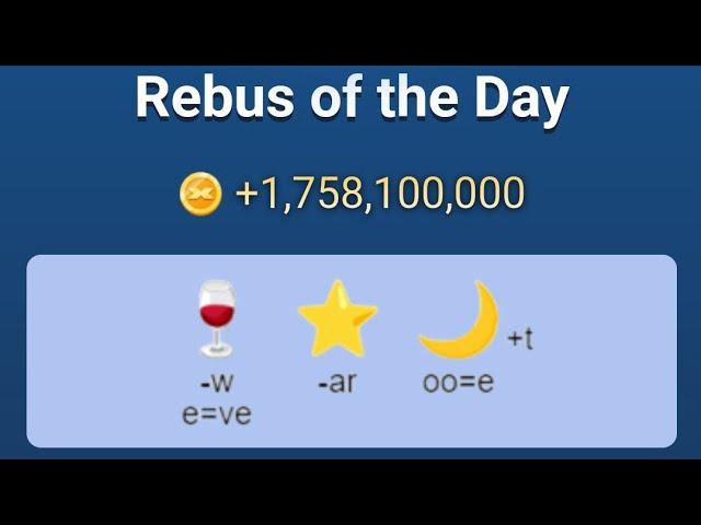 Rebus Of The Day Musk Empire 26 September | X Empire Rebus Of The Day Today | Rebus Of The Day Today