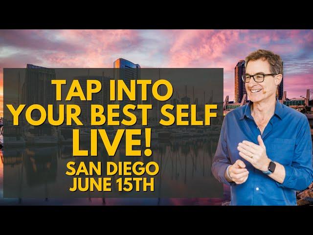 Tap into Your Best Self in San Diego, CA - June 15 - Live Tapping with Brad Yates