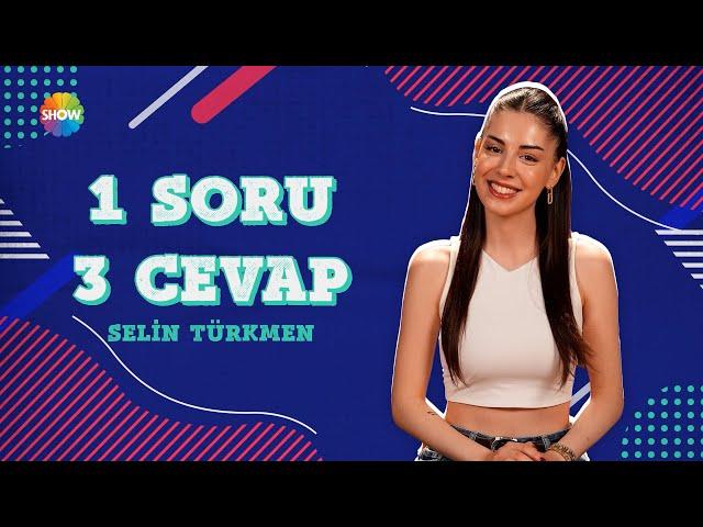 #KızılcıkŞerbeti’nin Çimen’i Selin Türkmen ile 1️⃣ Soru 3️⃣ cevap 