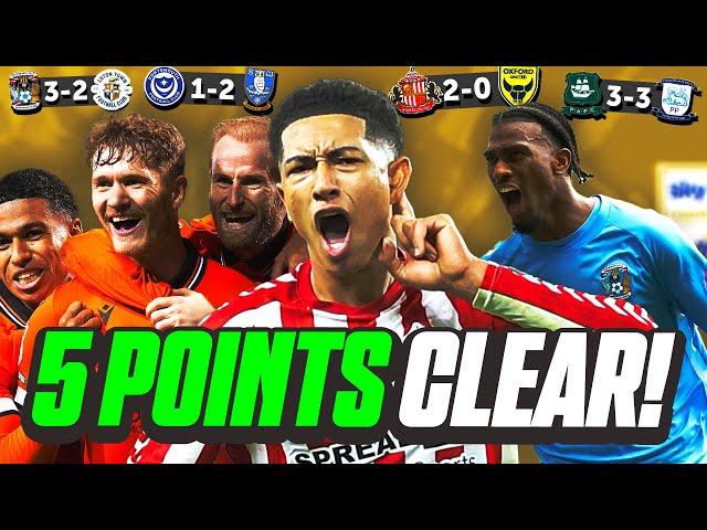 SUNDERLAND MOVE 5 POINTS CLEAR & LUTON DROP INTO THE BOTTOM 3! | Championship Roundup #12