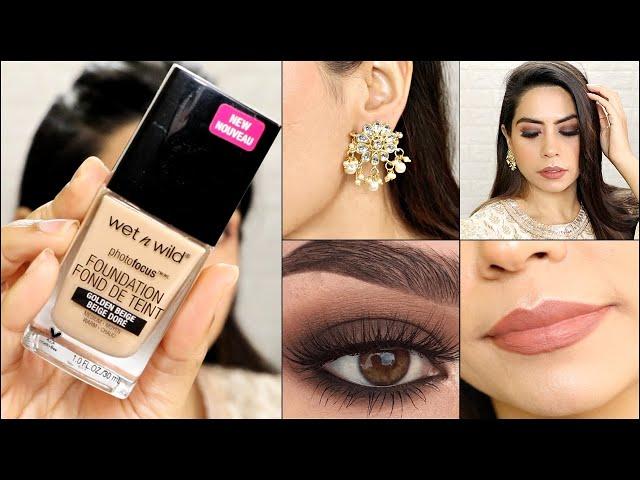 Affordable Nude Brown Makeup Look Perfect for Day functions, parties, Events | Must try #Beginners