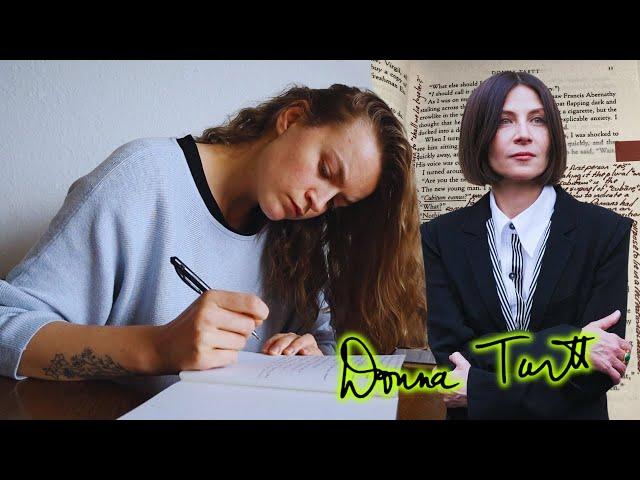 trying Donna Tartt's writing routine | trying famous writing routines