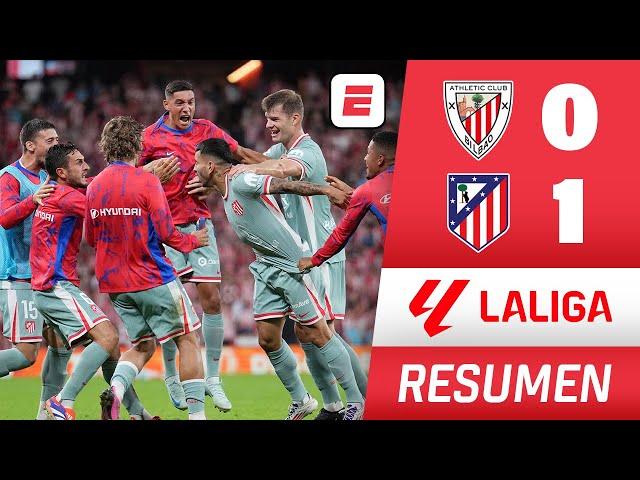 ATLÉTICO DE MADRID GANÓ de forma AGÓNICA con gol de ÁNGEL CORREA 1-0 vs ATHLETIC CLUB | La Liga