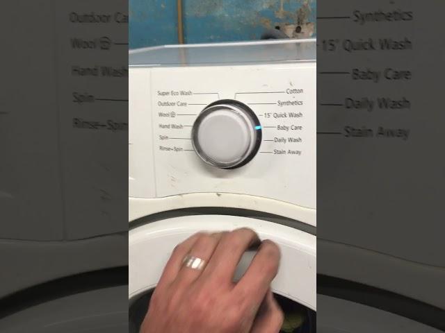 Samsung Washing Machine Programs not working