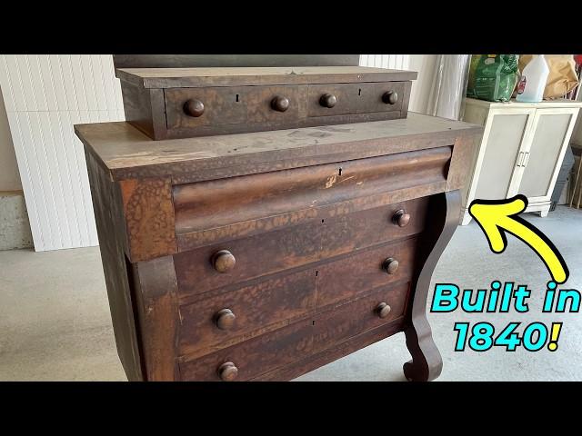 REVIVING a 200 Year Old Dresser | Furniture Restoration