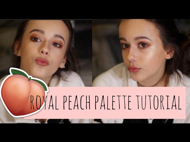 MAKEUP TUTORIAL: KYLIE COSMETICS ROYAL PEACH PALETTE